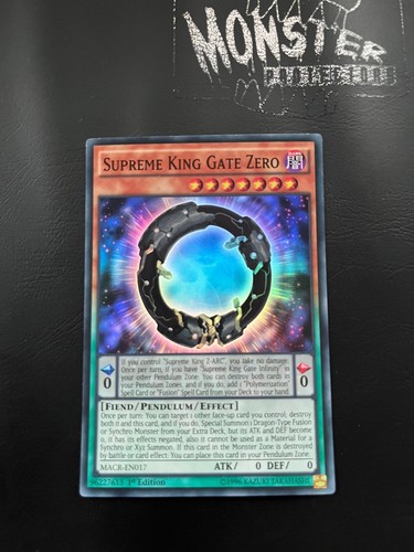 Yugioh supreme king gate zero - king,