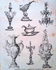 Stampa del 1889 Esposizione di