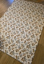 Tovaglia Rettangolare Bordo Smerlato Marca Shabby Chic Verde Marrone Floreale su...