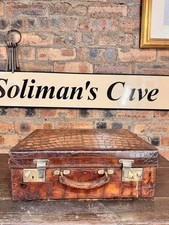 ANTICA VALIGIA IN PELLE DI