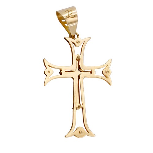 Pendente forma croce tribale - forma,