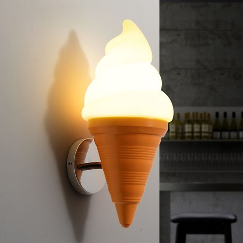 Lampada parete coni gelato - lampada,