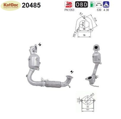 Catalizzatore per ford - catalizzatore,
