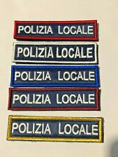 PATCH POLIZIA LOCALE LINEARE VARI MODELLI 