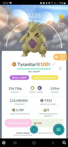 Shiny tyranitar - shiny, (livello