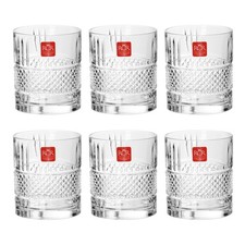 RCR Set bicchieri acqua  in vetro da 6 pezzi trasparente Bicchieri Acqua,Tavola