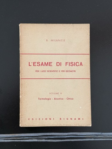 Esame fisica volume - l’esame, fisica-volume