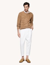 Pantalone gamba ampia da Uomo Dondup  Colore Bianco