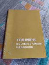 Triumph Dolomite Sprint