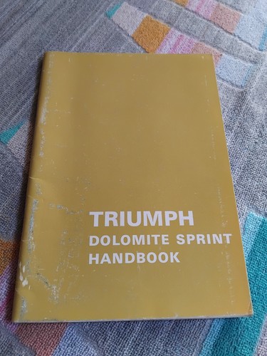 Triumph dolomite sprint - triumph,