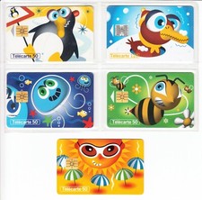 5 TELECARTE / PHONE CARD 