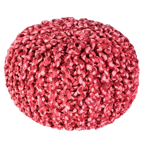 Pouf grande lavorato mano - pouf,