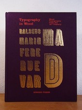Typography in Wood. Wood