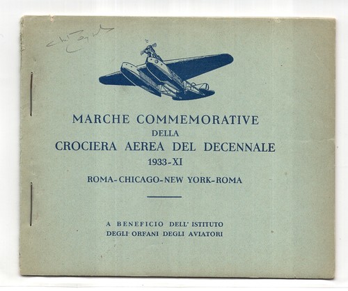 1933 crociera balbo libretto - -,