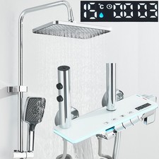 Set doccia cromato LED