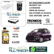 TAGLIANDO 3 FILTRI OLIO