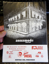 32 RALLYE SANREMO - 1990 - SINTESI DI PERCORSO -