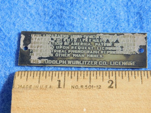 Wurlitzer 1015 1100 - , 1250