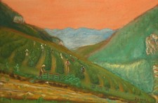 Dipinto a olio vintage