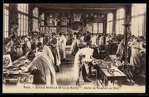 Cpa paris ecole boulle 57 - paris,,
