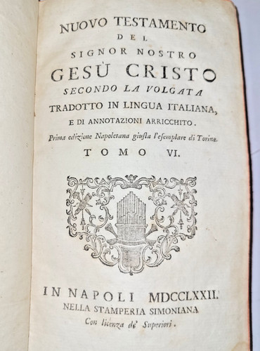 Nuovo testamento del signor - nuovo,