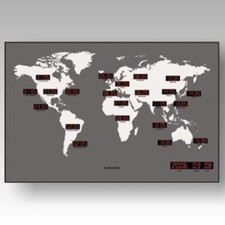 Karlsson orologio da parete mappa del mondo We're the world NUOVO