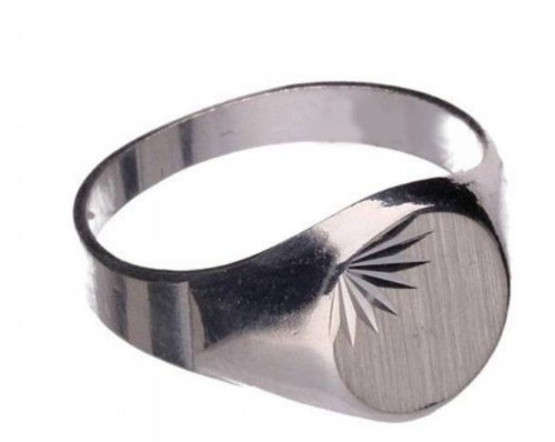 Anello con sigillo argento 925 - anello,