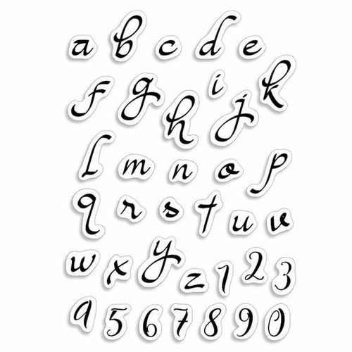 Timbri acrilici lettere - timbri,