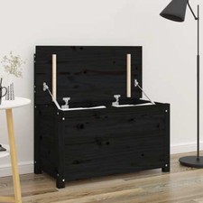 vidaXL Panca Nera 80x41x77 cm