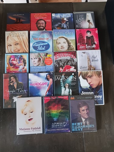 Assorted concerts music dvds - concerts/music,