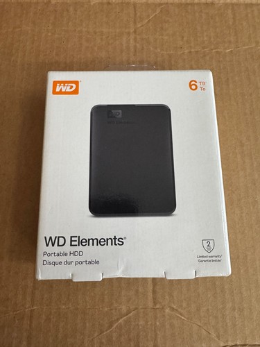 6tb elements storage - wd,