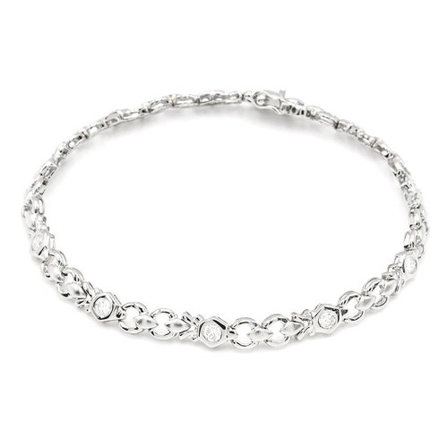 Bracciale tennis diamante - bracciale,