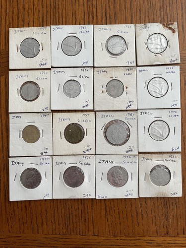 Italia lotto monete - italia, di