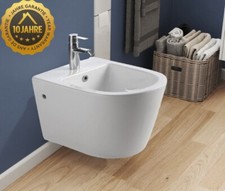 Bidet sospeso da parete senza