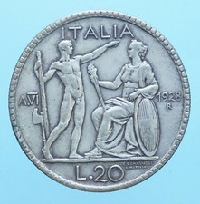 VITTORIO EMANUELE III 20 LIRE