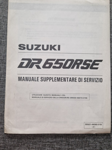Manuale officina suzuki - manuale, 650