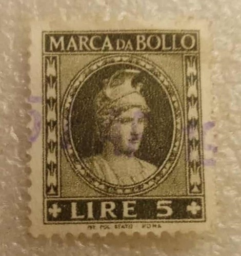 Marca bollo 5 - marca, da