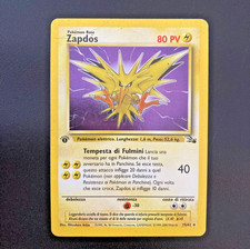 Pokemon Card Zapdos 1a EDIZIONE 15/62 Fossil ITA italiano played PL vintage