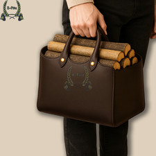 Borsa porta legna da ardere in