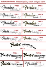 Adesivo acquascivolo Telecaster - Vari tipi