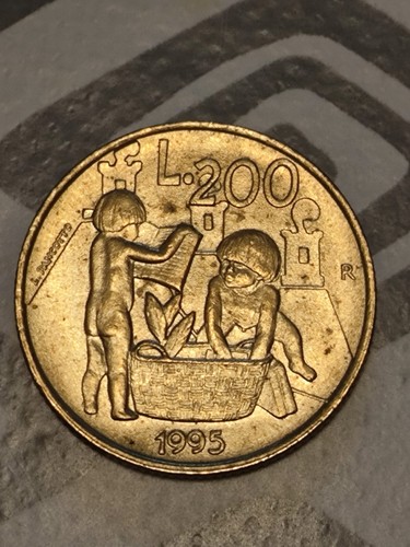 200 lire 1995 repubblica - lire,