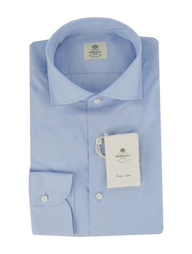 Camicia luigi borrelli azzurra - luigi,