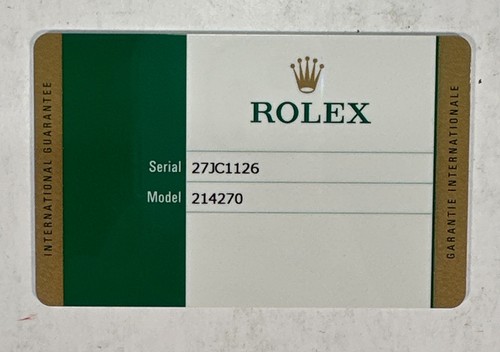 Vintage originale rolex 214270 - vintage,