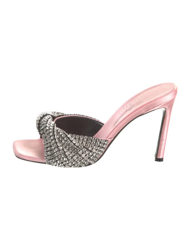 Mules sergio rossi rosa raso - sergio,