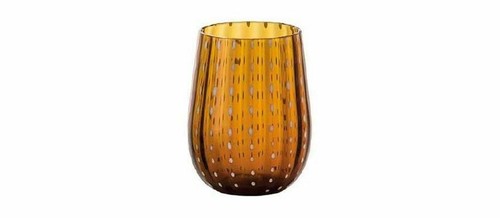 Bicchiere ambra con - ambra,