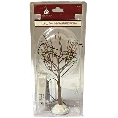 Albero sagoma illuminato - , bosco