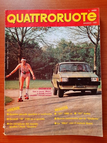Quattroruote 1981 maggio - maggio, n°