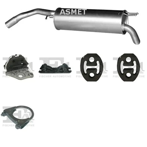 Silenziatore terminale asmet - silenziatore,