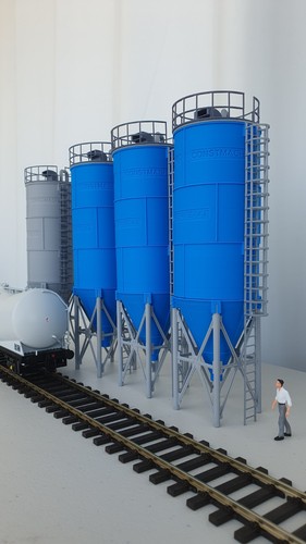 Gauge ton cement - cement, silo