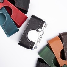 Mezza custodia in vera pelle